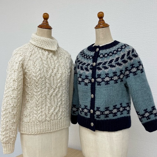 英国人形作家mary dean 左側 青のニットのこ 英国人形作家mary dean