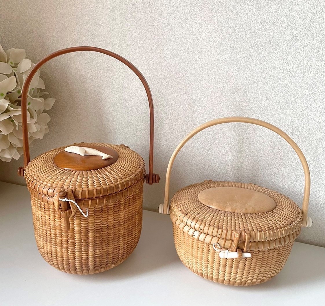 大人気の ナンタケット バスケット オーバルバスケット 蓋付き 未使用品 ナンタケットバスケット （オーバル9インチ蓋付きナンタケット