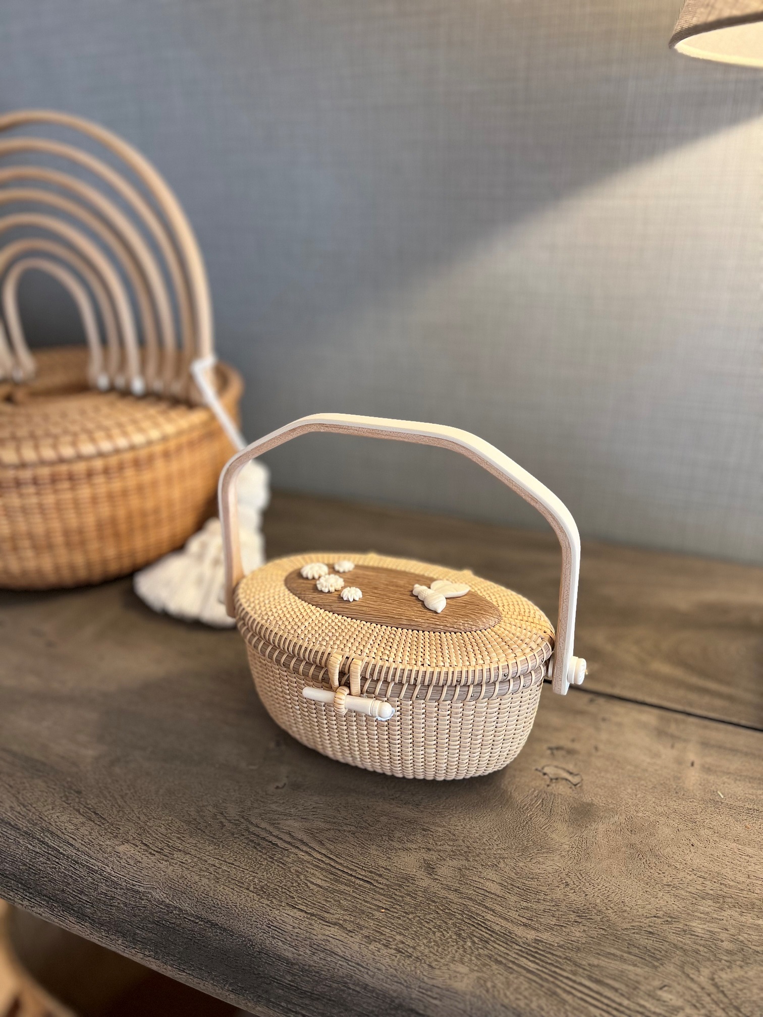 ナンタケットバスケット 夏 Amazon.co.jp: nantucket basket ナンタケットバスケット 楕円型